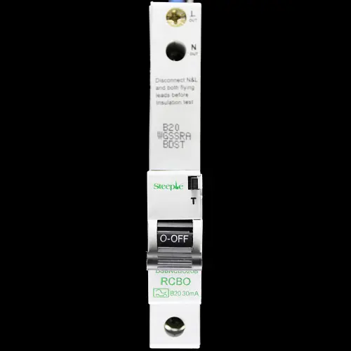 STEEPLE 20 AMP CURVE B 6kA 30mA RCBO TYPE A DSBRCBO20B