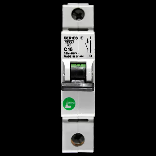 STEEPLE C 16 MCB 6kA CIRCUIT BREAKER SERIES E