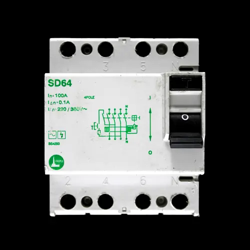 STEEPLE 100 RCD FOUR POLE 100mA TYPE AC SD64