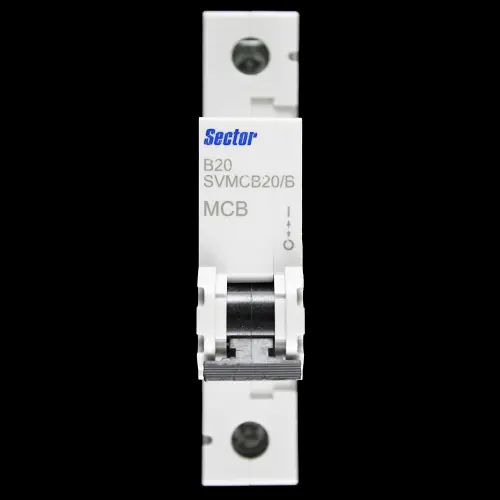 SECTOR 20 AMP CURVE B 6kA MCB CIRCUIT BREAKER SVMCB20/B NS