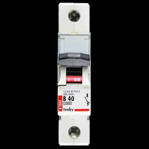 TENBY 40 AMP CURVE B 10kA MCB CIRCUIT BREAKER B1040