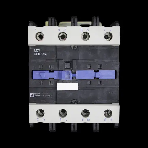 TELEMECANIQUE 125 AMP FOUR POLE NO CONTACTOR 240V COIL LC1D80004 LX1D6U5