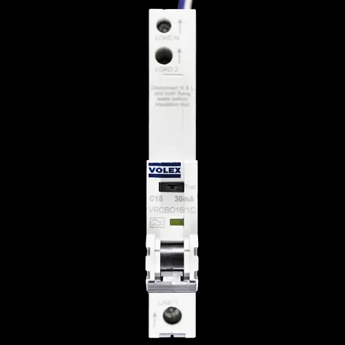 VOLEX 16 AMP CURVE C 6kA 30mA RCBO TYPE A VRCBO16/1C