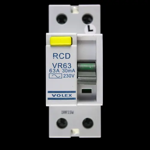 VOLEX 63 AMP 30mA DOUBLE POLE RCD VR63 LR