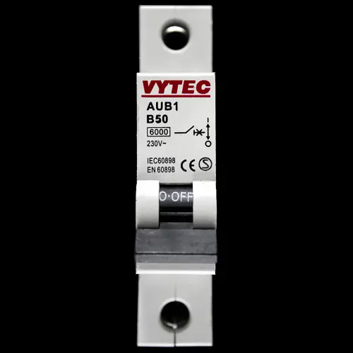 VYTEC B 50 MCB 6kA CIRCUIT BREAKER AUB1 S1