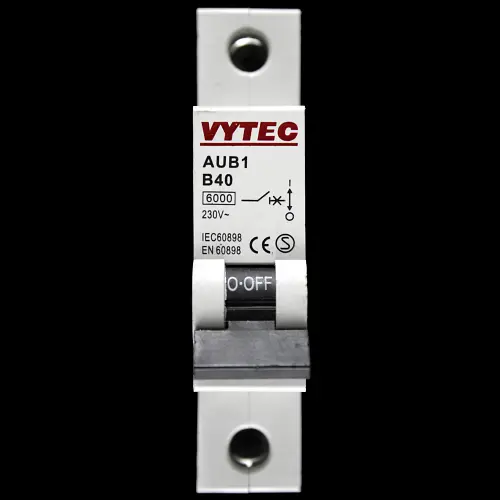 VYTEC 40 AMP CURVE B 6kA MCB CIRCUIT BREAKER AUB1