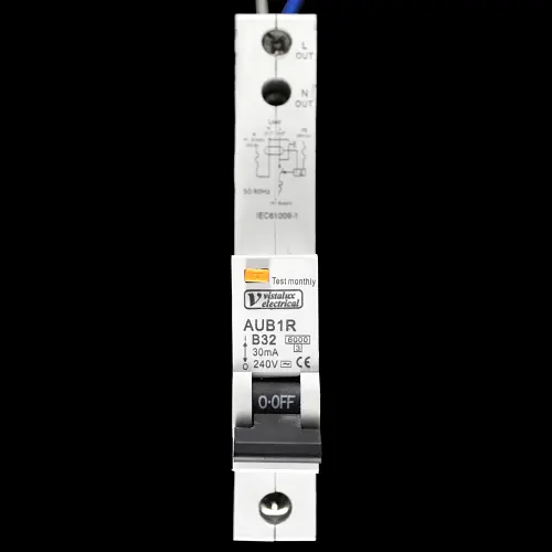 VISTALUX B 32 RCBO 6kA 30mA TYPE AC AUB1R