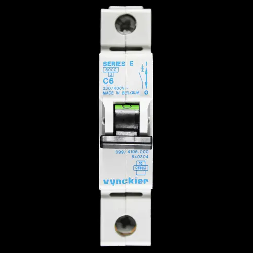VYNCKIER 6 AMP CURVE C 6kA MCB CIRCUIT BREAKER SERIES E 640304 099/4106-000