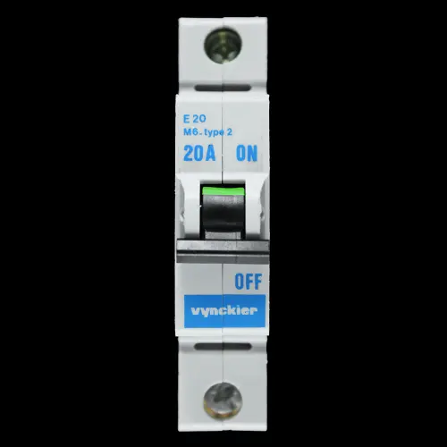 VYNCKIER 20 AMP TYPE 2 M6 MCB CIRCUIT BREAKER E20 098/534120-000