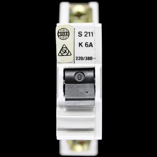 WYLEX 6 AMP CURVE K MCB CIRCUIT BREAKER S211 SK