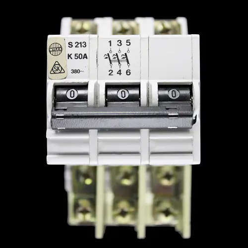 WYLEX 50 AMP CURVE K 4.5kA TRIPLE POLE MCB CIRCUIT BREAKER S213 SK