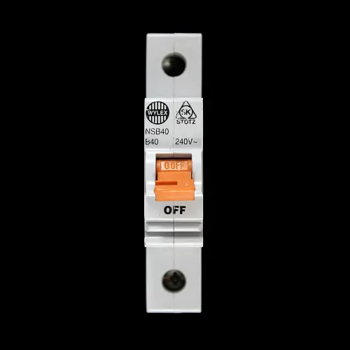 WYLEX 40 AMP CURVE B 6kA MCB CIRCUIT BREAKER NSB40 STOTZ