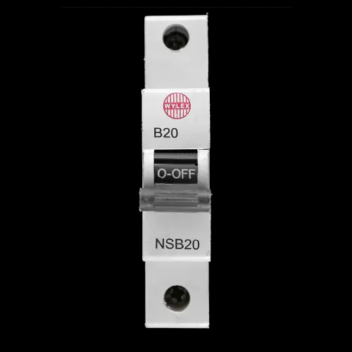 WYLEX 20 AMP CURVE B 6kA MCB CIRCUIT BREAKER NSB20