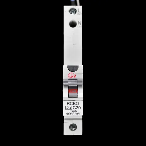 WYLEX 20 AMP CURVE C 10kA 30mA RCBO TYPE A NSBS20/1