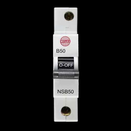 WYLEX 50 AMP CURVE B 6kA MCB CIRCUIT BREAKER NSB50