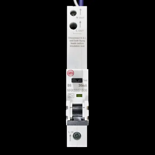 WYLEX 6 AMP CURVE B 6kA 30mA RCBO TYPE A NHXSBS1B06