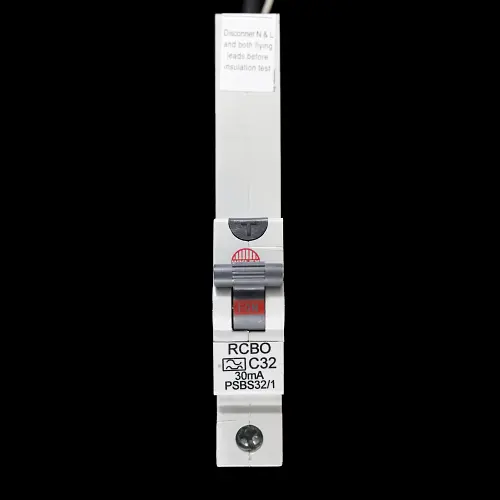 WYLEX 32 AMP CURVE C 10kA 30mA RCBO TYPE A PSBS32/1