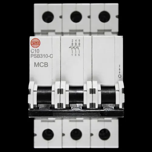 WYLEX 10 AMP CURVE C 10kA TRIPLE POLE MCB CIRCUIT BREAKER PSB310-C