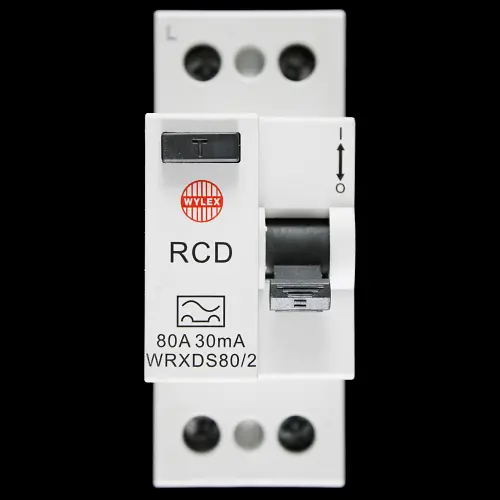 WYLEX 80 AMP 30mA DOUBLE POLE RCD TYPE A WRXDS80/2