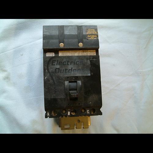 SQUARE D 60 AMP TRIPLE POLE MCCB MCB CIRCUIT BREAKER 3 A